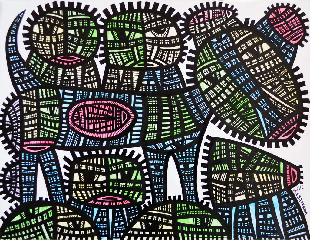 El Hombre Animal Guillermo Esquerra Diaz Original Cuban Art Arte Cubano