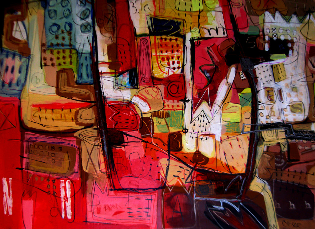 Julio Cesar Cepeda Mapas 6 Original Cuban Art Cubanocanadian