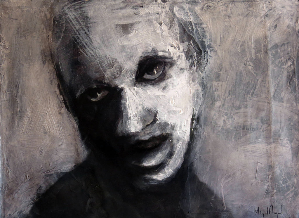 Miguel Angel BLANCA RETRATA 2 Original Cuban Art Cubanocanadian