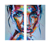 "SHE" (Diptych)   Yasiel P.