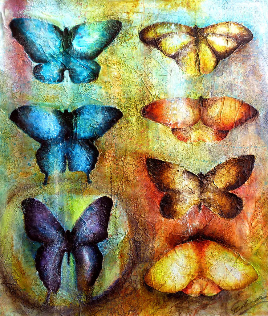 Seven Moths Edras Francisco Rodriguez Original Cuban Art