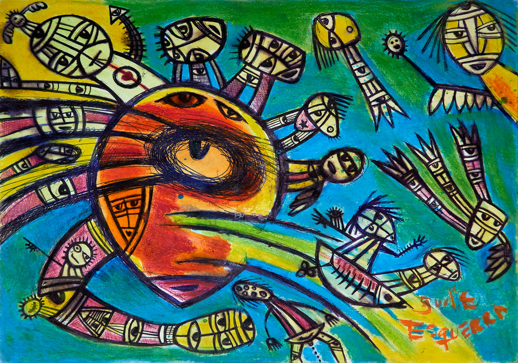 Guille Esquerra Original Cuban Art for Sale Arte Cubano